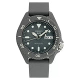 Seiko 5 Sports Automatic Gray Dial And Silicone Strap Men Watch SRPG81K1