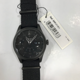 Seiko 5 Black Dial And Black Nylon Strap Men Watch SRPJ11K1P