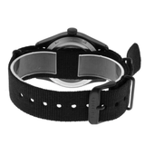 Seiko 5 Black Dial And Black Nylon Strap Men Watch SRPJ11K1P