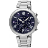 SEIKO LUKIA SRW797P1 CHRONOGRAPH STAINLESS STEEL WOMEN'S SILVER WATCH