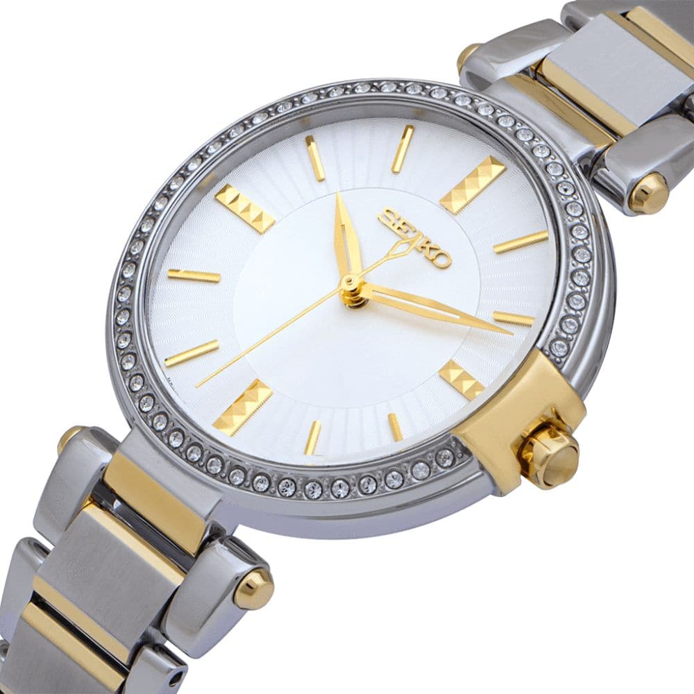 SEIKO GENERAL SRZ516P1 QUARTZ STAINLESS STEEL WOMEN'S SILVER WATCH - H2 Hub Watches