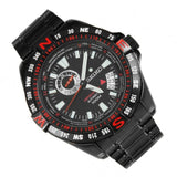 SEIKO 5 SSA113J1P AUTOMATIC WR100m DATE BLACK SPORTS MEN'S WATCH