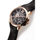 SEIKO PREMIER SSA374J1 AUTOMATIC MEN'S BROWN LEATHER STRAP WATCH