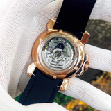 SEIKO PREMIER SSA374J1 AUTOMATIC MEN'S BROWN LEATHER STRAP WATCH