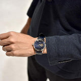 SEIKO PRESAGE SSA405J1P BLUE LEATHER MEN'S WATCH