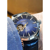 SEIKO PRESAGE SSA405J1P BLUE LEATHER MEN'S WATCH