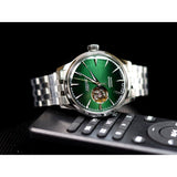 SEIKO PRESAGE SSA441J1 GREEN DIAL SILVER STAINLESS STEEL MEN'S WATCH