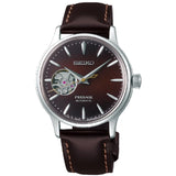 SEIKO PRESAGE SSA783J1P BURGUNDY LEATHER STRAP WOMEN'S WATCH