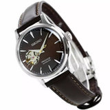 SEIKO PRESAGE SSA783J1P BURGUNDY LEATHER STRAP WOMEN'S WATCH