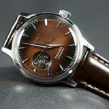 SEIKO PRESAGE SSA783J1P BURGUNDY LEATHER STRAP WOMEN'S WATCH