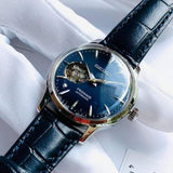 SEIKO PRESAGE SSA785J1P BLUE LEATHER WOMEN'S WATCH