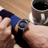 SEIKO PRESAGE SSA785J1P BLUE LEATHER WOMEN'S WATCH