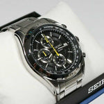 SEIKO GENERAL SSB175P1 CHRONOGRAPH STAINLESS STEEL MEN'S SILVER WATCH - H2 Hub Watches