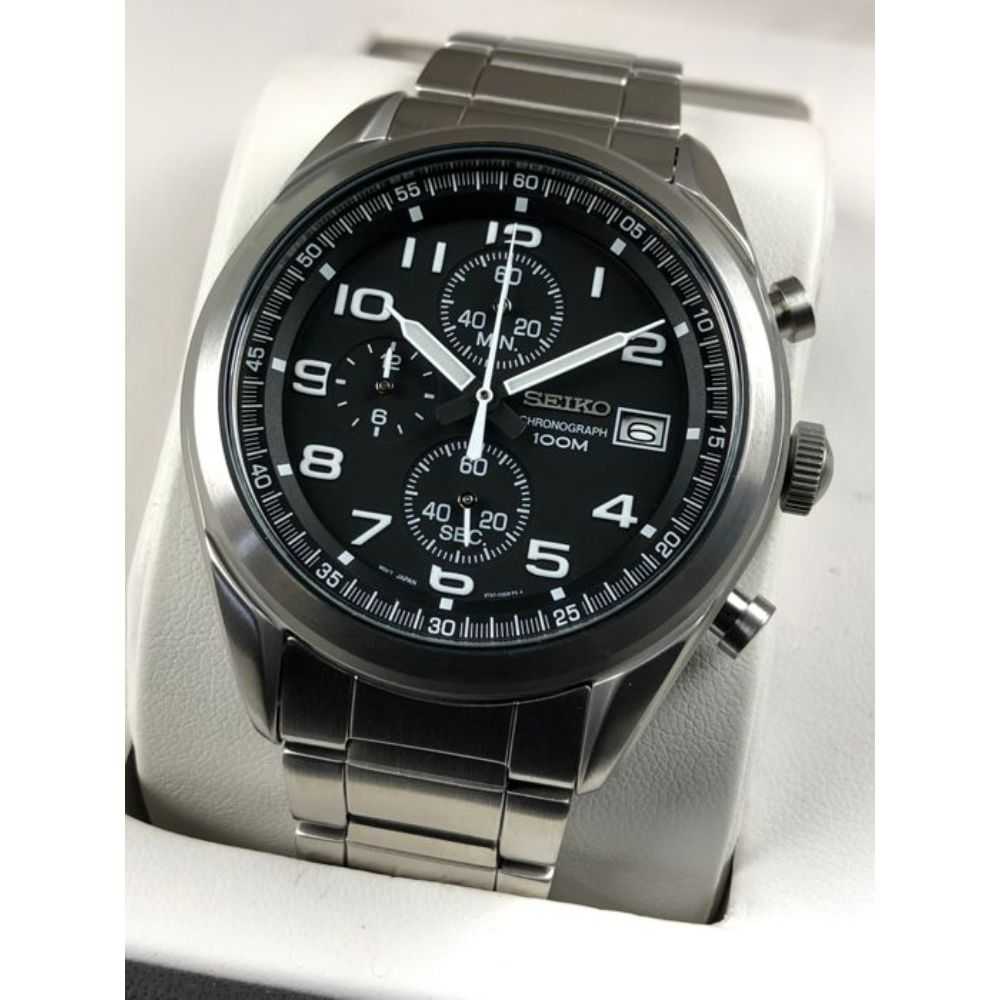 SEIKO GENERAL SSB269P1 CHRONOGRAPH STAINLESS STEEL MEN S SILVER