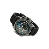 Seiko Chronograph Black Dial And Silicone Strap Men Watch SSB353P1P