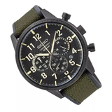 SEIKO CHRONOGRAPH SSB369P1 GREEN STRAP MEN WATCH