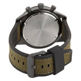 SEIKO CHRONOGRAPH SSB369P1 GREEN STRAP MEN WATCH
