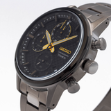 SEIKO GENERAL SSB391P1P BLACK DIAL STAINLESS STEEL MEN WATCH