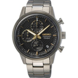SEIKO GENERAL SSB391P1 BLACK DIAL STAINLESS STEEL MEN'S WATCH