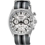 SEIKO SSB401P1 SILVER STAINLESS STEEL MENS WATCH