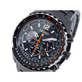 SEIKO PROSPEX SSC263P1 SOLAR CHRONOGRAPH STAINLESS STEEL MEN'S BLACK WATCH - H2 Hub Watches