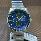 SEIKO CHRONOGRAPH SSC719P1P BLUE DIAL STAINLESS STEEL MEN'S WATCH