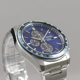 SEIKO CHRONOGRAPH SSC719P1P BLUE DIAL STAINLESS STEEL MEN'S WATCH