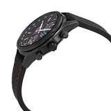 Seiko Chronograph Black Dial And Silicone Strap Men Watch SSC777P1P