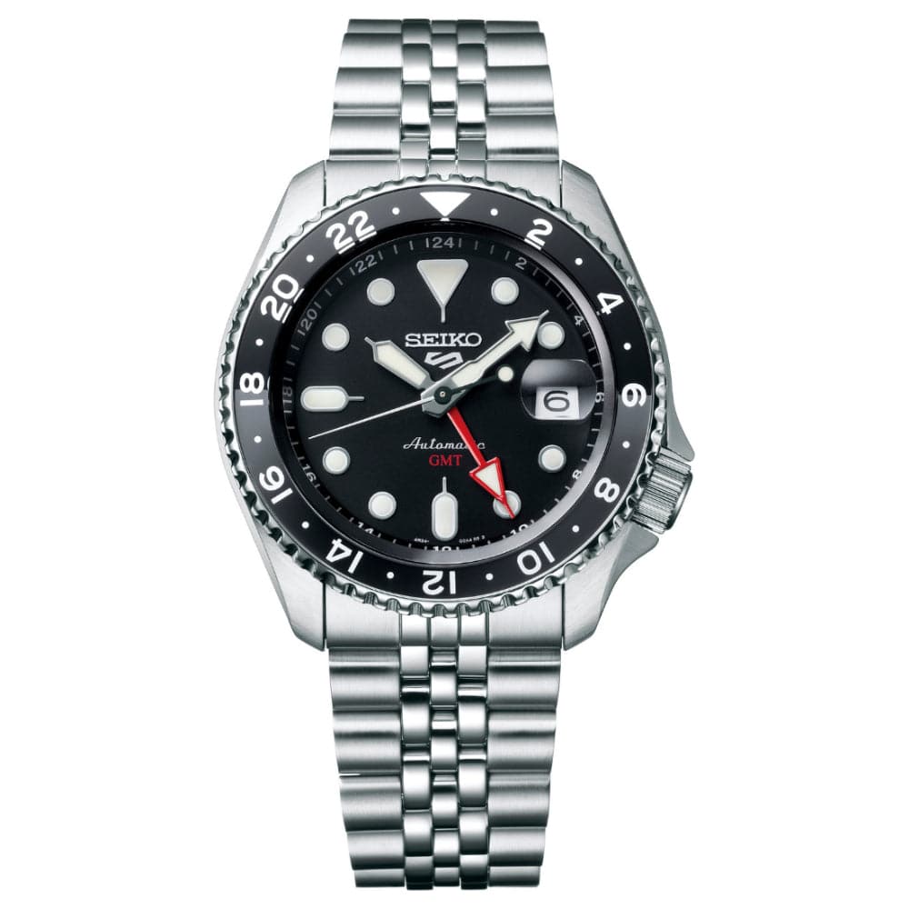 Seiko black dial watch new arrivals