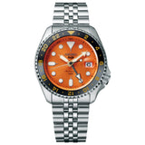 Seiko GMT SSK005K1 Orange Dial Stainless Steel Men Watch