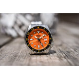 Seiko GMT SSK005K1 Orange Dial Stainless Steel Men Watch