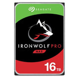 SEAGATE ST16000NE000 16TB IRONWOLF PRO NAS HDD 3.5IN INTERNAL SATA 6GB/S 7200RPM 256MB CACHE