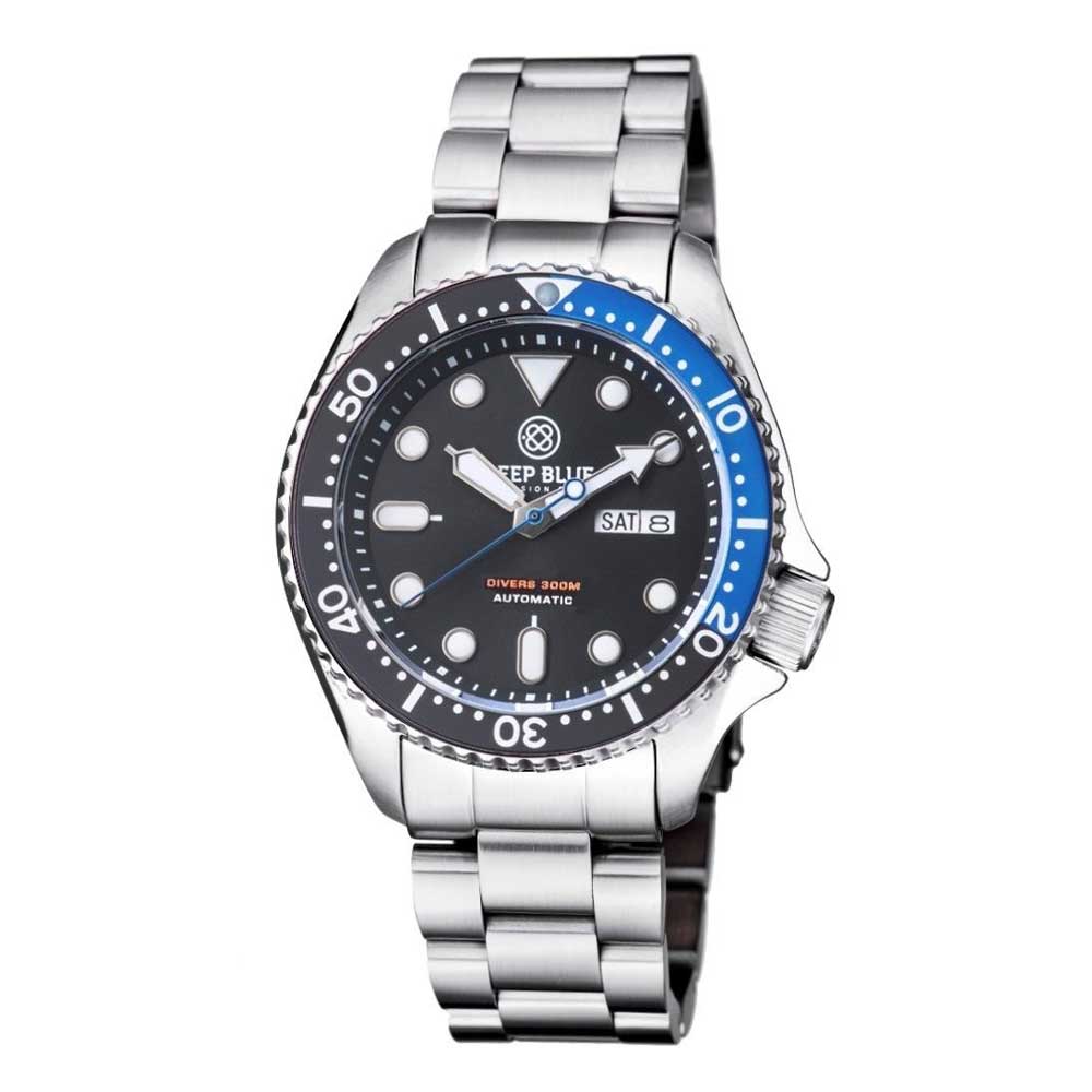 DEEP BLUE NATO DIVER #NATODIVERSSBTMNBRACELET DIVER'S WATCH - H2 Hub Watches