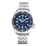 DEEP BLUE NATO DIVER #NATOBLKBEZDARKBLUEBRACELET DIVER'S WATCH - H2 Hub Watches