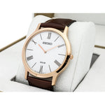 SEIKO GENERAL SUP854P1 RED LEATHER MEN'S WATCH - H2 Hub Watches