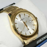 SEIKO SUR212P1P GOLD STAINLESS STEEL MEN'S WATCH