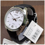 SEIKO SUR213P1P BLACK LEATHER MEN'S WATCH