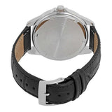 SEIKO GENERAL SUR249P1 BLACK LEATHER MEN'S WATCH