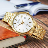 SEIKO GENERAL NEO CLASSIC SUR264P1P GOLD STAINLESS STEEL MEN'S WATCH