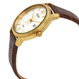 Seiko General Neo Classic Analog Brown Leather Strap Men's Watch SUR266P1