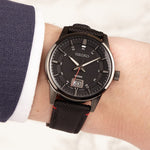SEIKO GENERAL SPORTS  SUR271P1 MEN'S BLACK NYLON STRAP WATCH - H2 Hub Watches