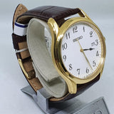 SEIKO SUR306P1P BROWN LEATHER MEN'S WATCH