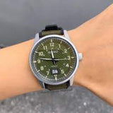 SEIKO GENERAL SUR323P1 NYLON GREEN STRAP MEN'S WATCH