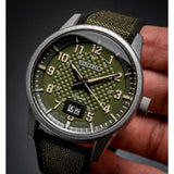 SEIKO GENERAL SUR323P1P NYLON GREEN STRAP MEN'S WATCH