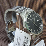 SEIKO SUR401P1 BLACK DIAL STAINLESS STEEL MEN WATCH