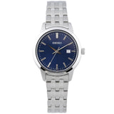SEIKO SUR407P1 BLUE DIAL SILVER STAINLESS STEEL MEN WATCH