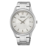 SEIKO SILVER STAINLESS STEEL MEN'S WATCH SUR417P1