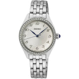 SEIKO SUR479P1 SILVER DIAL STAINLESS STEEL WOMEN WATCH