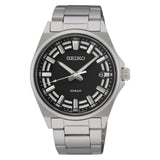 SEIKO SUR505P1 BLACK DIAL STAINLESS STEEL MEN'S WATCH