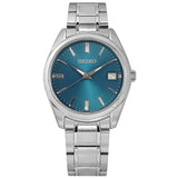 Seiko Analog Quartz Silver Stainless Steel Men Watch SUR525P1